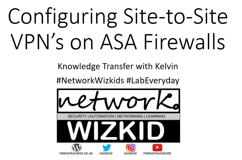 Cisco :: Configuring Site-to-Site VPN’s on ASA Firewalls