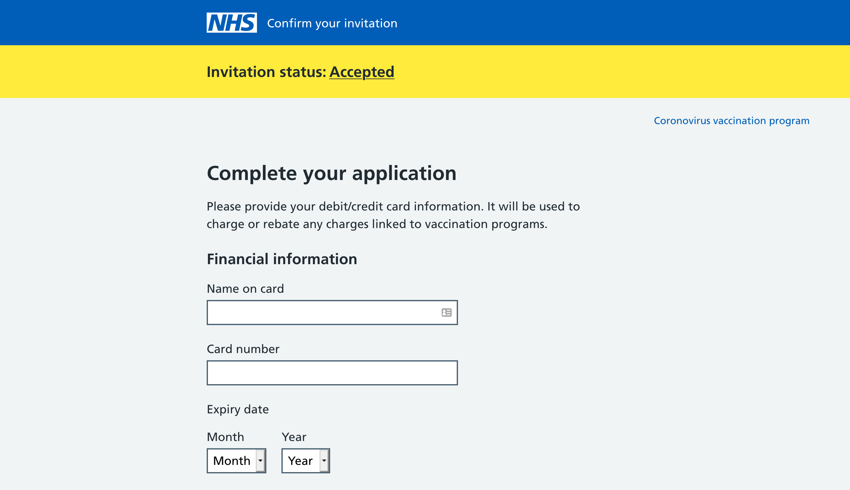 Warning Over NHS COVID-19 Phishing Scam